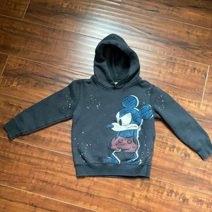 Zara Mickey Mouse Boys Hoodie Sweatshirt